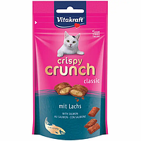 Vitakraft Ласощі для котів Crispy Crunch подушечки 60 г (лосось)