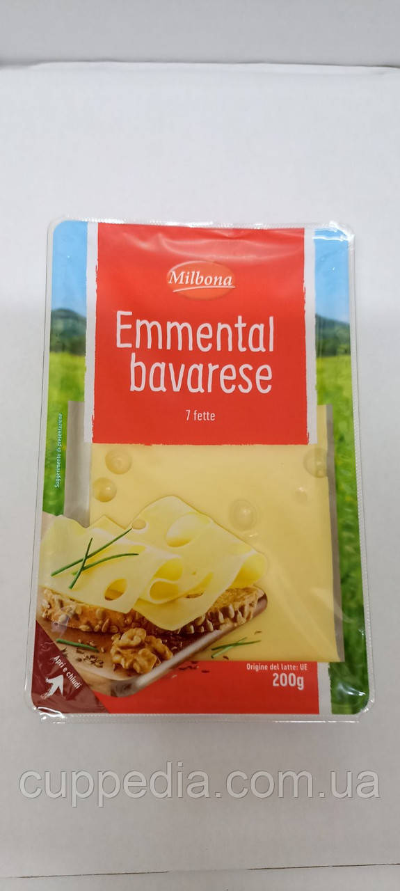 Сир Emmentaler нарізкою 200 грм