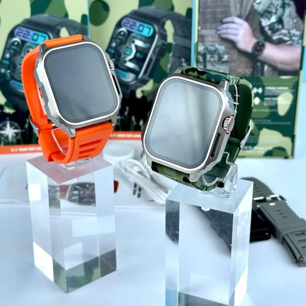 Тактичний смарт-годинник TW11 Soldier Choice 49 mm камуфляж Ip67 з компасом до телефона
