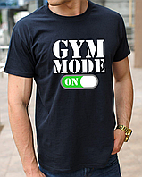 Мужская майка для бокса, футболка Gym Mode On, футболка для спорта - интернет магазин футболки с принтом бокс