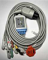 ЭКГ кабель на 5 или 3 отведения к монитору пациента Mediana YM 6000