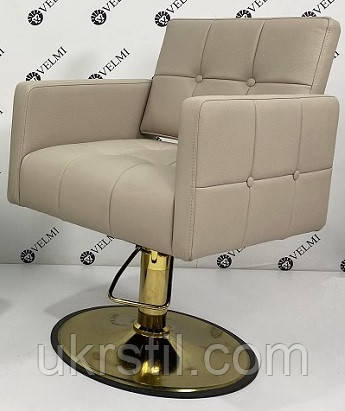 Перукарське крісло Primo Gold на диску, фото 1