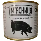 Тушеная свинина ж/б 525г Мясница