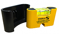 Карманный мини уровень Pocket Electric Stabila с магнитом (D-76855)