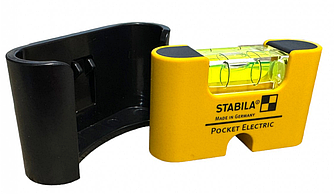 Кишеньковий міні рівень Pocket Electric Stabila з магнітом (D-76855)
