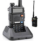 Рація Baofeng UV-5R + Подарунок Батарея для рації 3800 mAh / Тактична рація / Військова радіостанція, фото 3