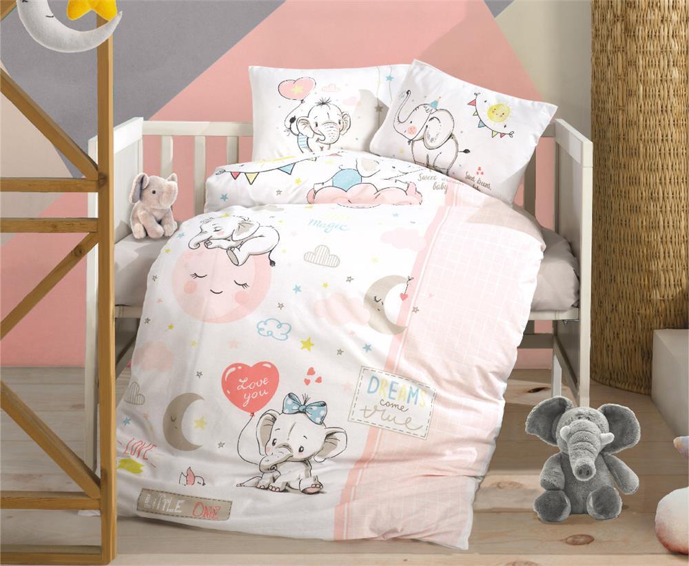 Комплект постільної білизни для новонароджених Clasy Baby Ranforce 100х150 Sweet Dreams
