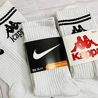 Теплые носки Nike&Kappa подарочный набор 2 пары "для нее" размер 36-41