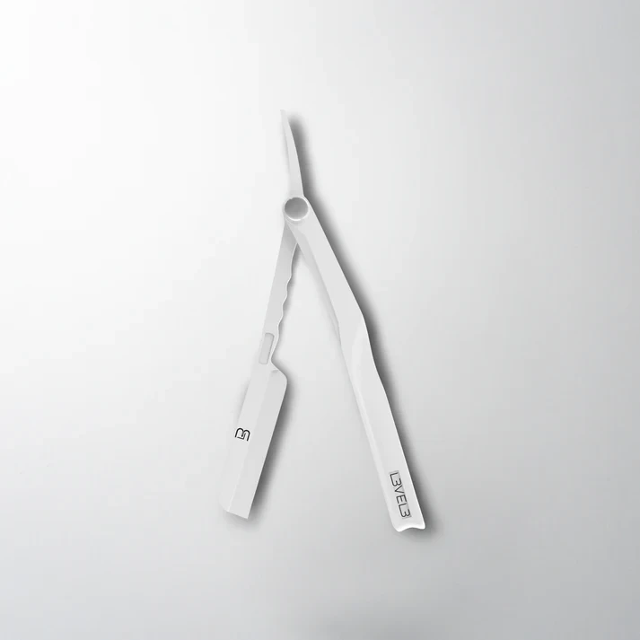 Небезпечна бритва Level3 Milly Clutch Razor Holder Біла