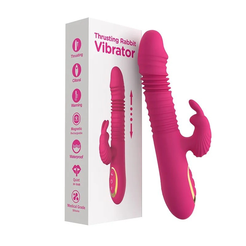 Вібратор для жінок Thrusting Rabbit Vibrator, фото 1
