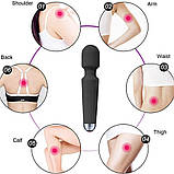 Вібратор мікрофон 20 частот вібрацій + 8 швидкостей. Вібромасажер для всього тіла та ерогенний зон., фото 6