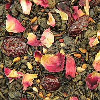 Чай зелений ароматизований Гранатовий нектар, 1кг