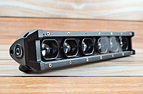 Світлодіодна балка LED Q-72 6діод (29 см) Чітка світлотінева межа Ближнє світло + дальнє світло, фото 4