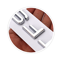 Емблема задня накліпка на кришку багажника 40 TFSI AUDI (Ауді) від 170 до 204 к.c. - Чорний глянець 182x22 mm, фото 2