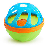 Игрушка для ванны Munchkin Мячик грызун (силиконовый) синий с зеленым и оранжевым