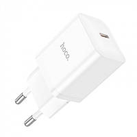 Мережевий зарядний пристрій Hoco N27 Innovative PD20W/USB-C, White (783455)