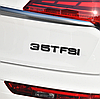 Емблема задня накліпка на кришку багажника 35 TFSI AUDI (Ауді) від 150 до 163 к.c. - Чорний глянець 182x22 mm, фото 7