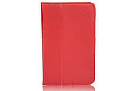 Чехол Lenovo pad A5000-E Leather case red