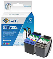 Картридж G&G для HP No.21/22 DJ3920/3940, PSC1410 Black/Tri-color Combo Pack