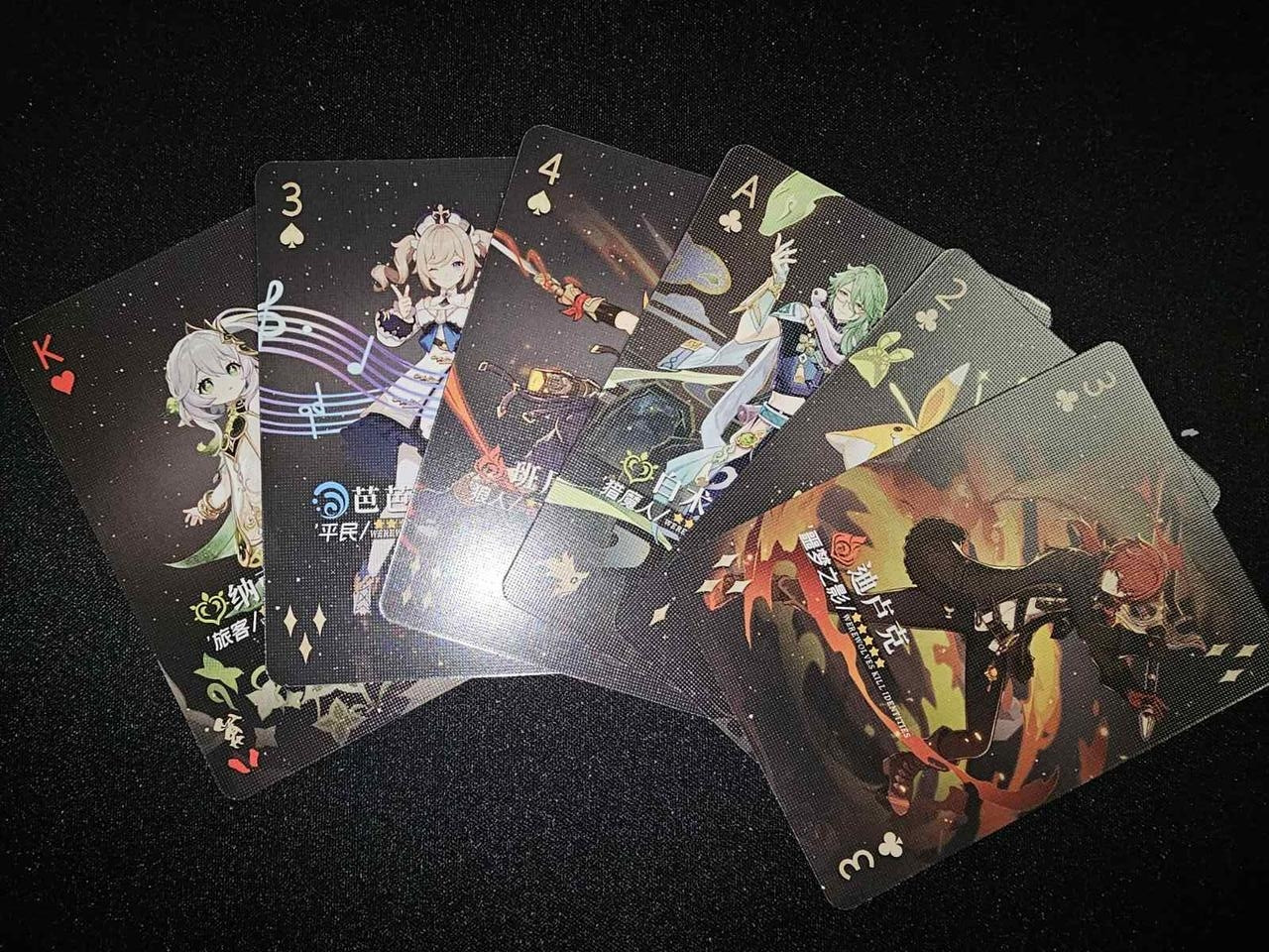 Карты игральные Геншин Импакт Genshin Impact 10 см Cards GI 01 (ID ...