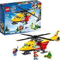 Конструктор LEGO City Ambulance Helicopter / Вертолет скорой помощи 60179 (190 деталей)