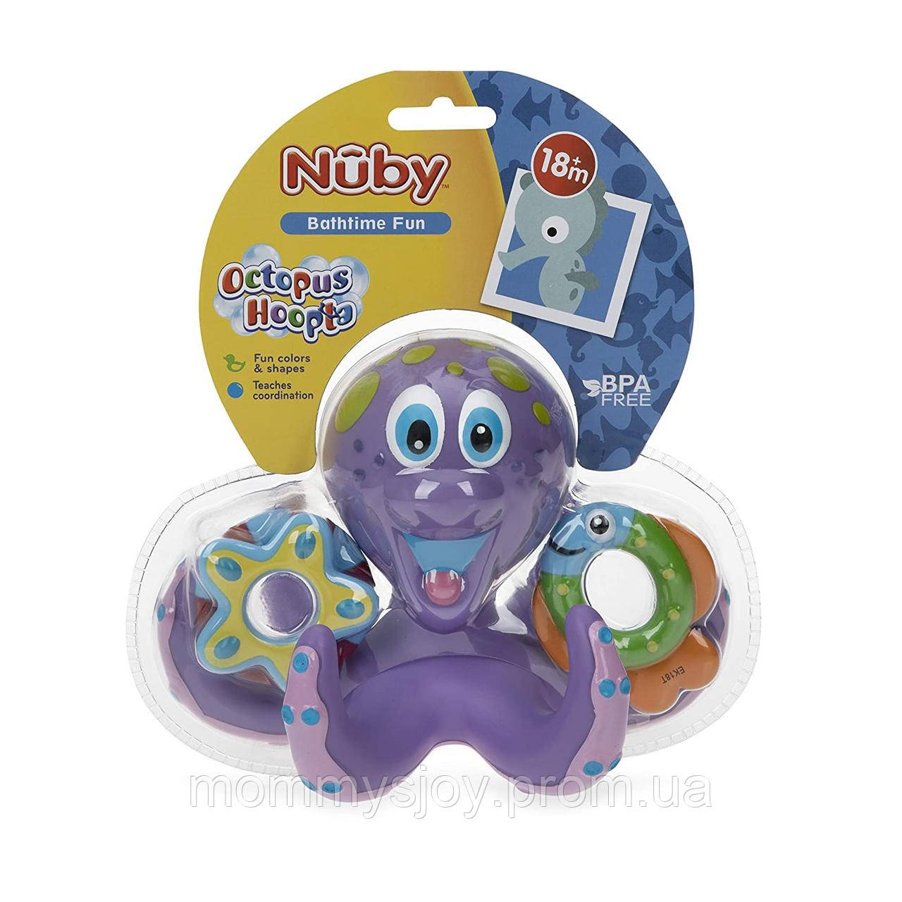 Игрушка для купания / игры в воде /в ванной "Осьминог-кольцеброс" NUBY - фото 6 - id-p2056287511