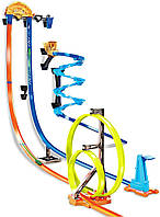 Трек Хот Вілс Гонки по вертикалі 3 в 1 Hot Wheels Track Builder Vertical Launch Kit GGH70