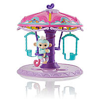 Карусель з інтерактивною мавпочкою Абігель WowWee Fingerling Playset Twirl-A-Whirl Carousel