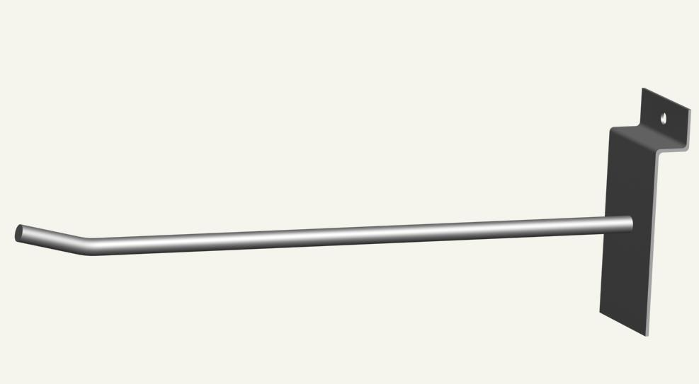 Одинарний гачок  на експопанель на пластині, 100 мм