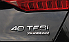Емблема задня накліпка на кришку багажника 40 TFSI AUDI (Ауді) від 170 до 204 к.c. - Хром 182x22 mm, фото 8