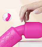 Вібратор мікрофон 20 частот вібрацій + 8 швидкостей. Вібромасажер для всього тіла та ерогенний зон., фото 4