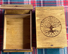 Коробочка для карток таро дерев'яна