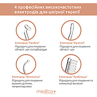 Портативна Дарсонваль MEDICA+ Darsoline 4.0 ( Японія), фото 10