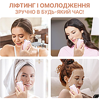 EMS МІКРОТОК MEDICA+ ЛІФТИНГ-МАСАЖЕР для обличчя SKIN LIFTING 6.0 PINK  (ЯПОНІЯ), фото 7