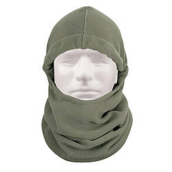 Балаклава чоловіча зимова флісова регульована POLAR FLEECE ADJUSTABLE BALACLAVA колір олива Rotcho США