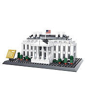 Конструктор Wange Архитектура Белый дом The White house of Washington-USA 4214