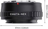 Перехідне кільце для об’єктива камери EXA NEX на камеру Sony з кріпленням E, фото 4