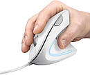 Trust Миша Verto Ergonomic, USB-A, Білий, фото 2
