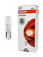 Автомобильная лампа Osram 2721 T5 W1.2W W2x4.6d 12V Original безцокольная панель приборов