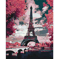 Картина по номерам Магнолии в Париже Размер 40х50 см