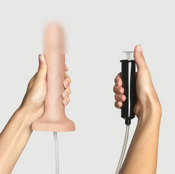 Кончайний фаллоїмітатор Strap-On-Me SQUIRTING CUM DILDO REALISTIC Vanila L