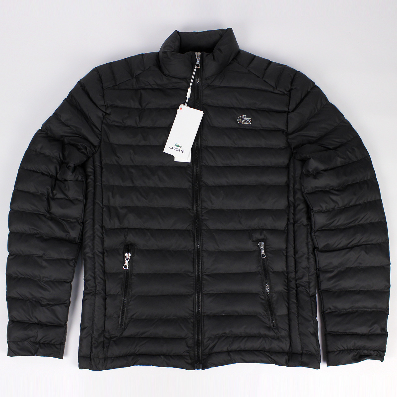 Зимова куртка Lacoste, колір чорний, різні розміри, фото 1
