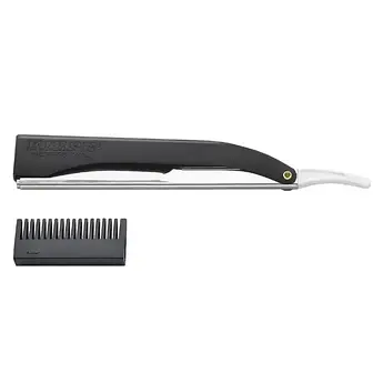 Бритва небезпечна з філірувальною насадкою Kiepe Pro Cut (під половинку леза) Black