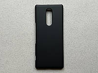 Sony Xperia 1 чехол (бампер, накладка) чёрный, матовый, пластик