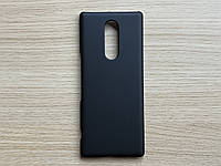 Чехол - бампер (чехол - накладка) для Sony Xperia 1 чёрный, матовый, ударопрочный пластик