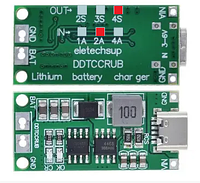 Зарядное устройство 4s 2а Type-C для Li-ion аккумуляторов 16,8V DDTCCRUB