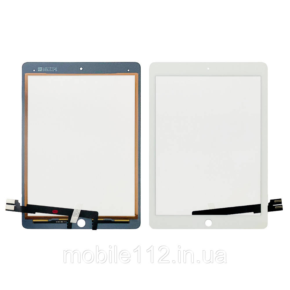 Сенсор (тачскрін) Apple iPad Pro 9.7" 2016 A1673 A1674 A1675 білий OCA Pro з плівкою