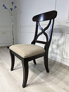 Стілець дерев'яний обідній чорний Ешлі