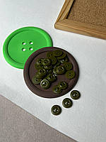 Ґудзик Вінтаж, оливка 15 мм