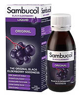 Черная бузина Sambucol сироп для иммунитета для взрослых и детей от 3 лет 120 мл